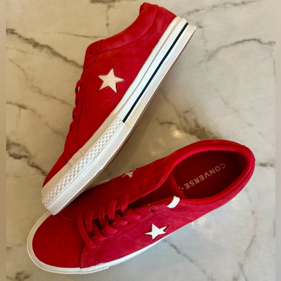 COPY - NEW Converse One Star Ox Suede Red Size 13 LIMITED EDITION. - Picture 2 of 14